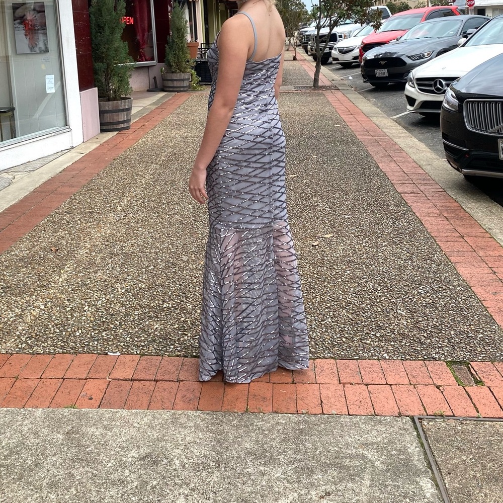 Silver/Gray Dress - Picture 3 of 5